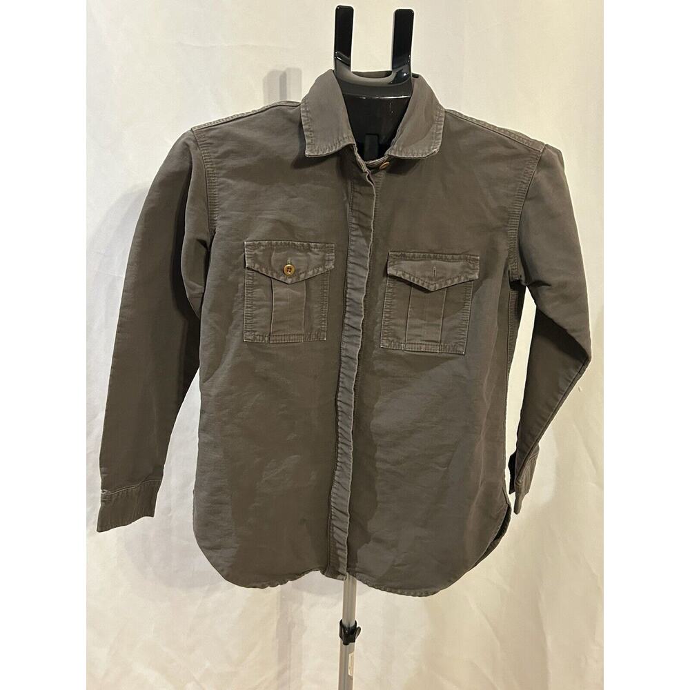 Madewell Cotton Cargo Shirt Jacket WOmen's size XXS